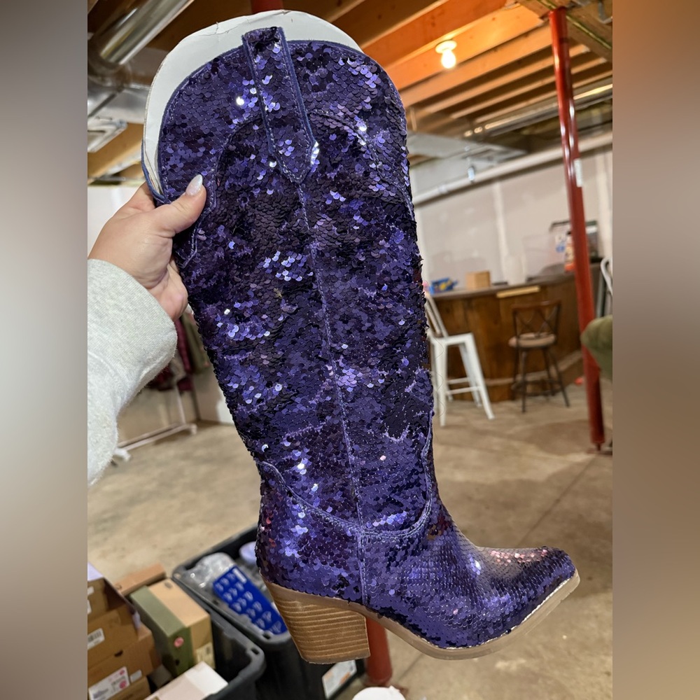 Dingo Women's Dance Hall Queen Purple Boots